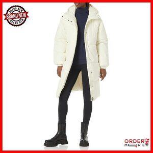 Women's Oversized Long Puffer Jacket Water-Resistant Winter Coat